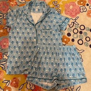 Limited edition, 12 days of Christmas starry night, roller rabbit PJs